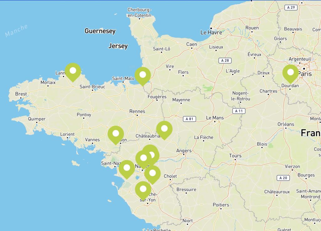 Carte Association Houblon De Louest